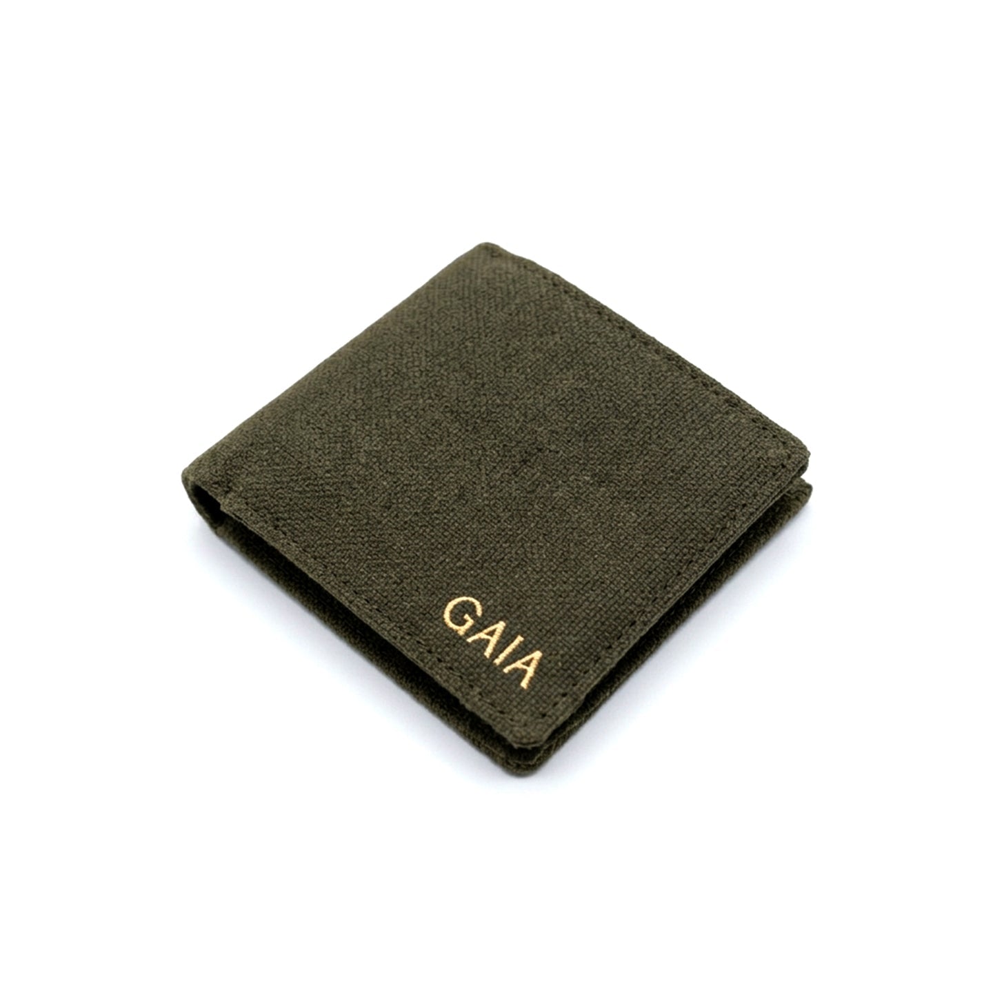Hemp Classic Bifold Men’s Wallet Eco Friendly Minimal Wallet – Mens Wallet on Brown Living™. SKU: GWL03-OLIVE. Img 12.