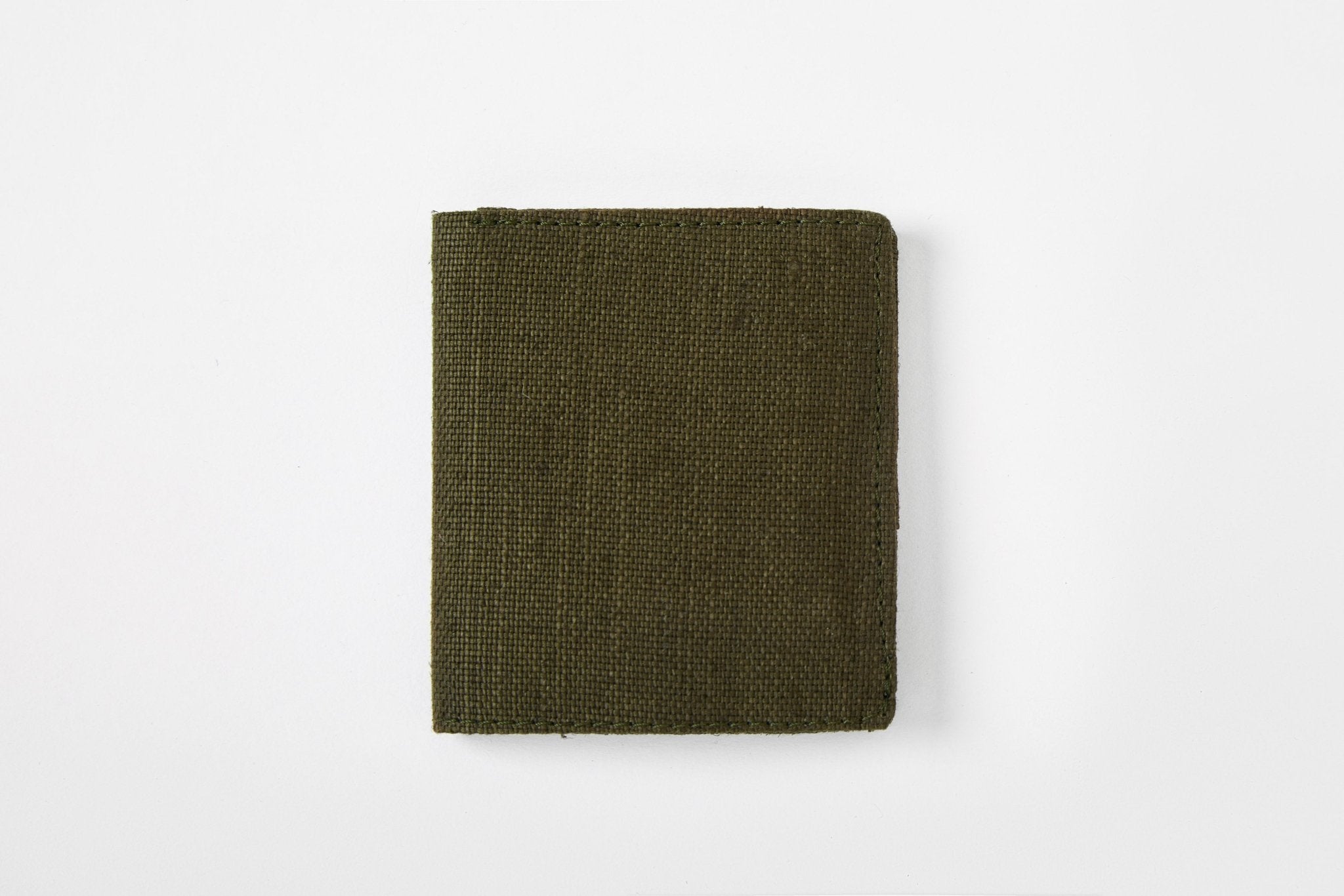 Hemp Men’s Wallet | Eco - Friendly & Sustainable Vegan Wallet for Men – Mens Wallet on Brown Living™. SKU: GWL01-OLIVE. Img 7.