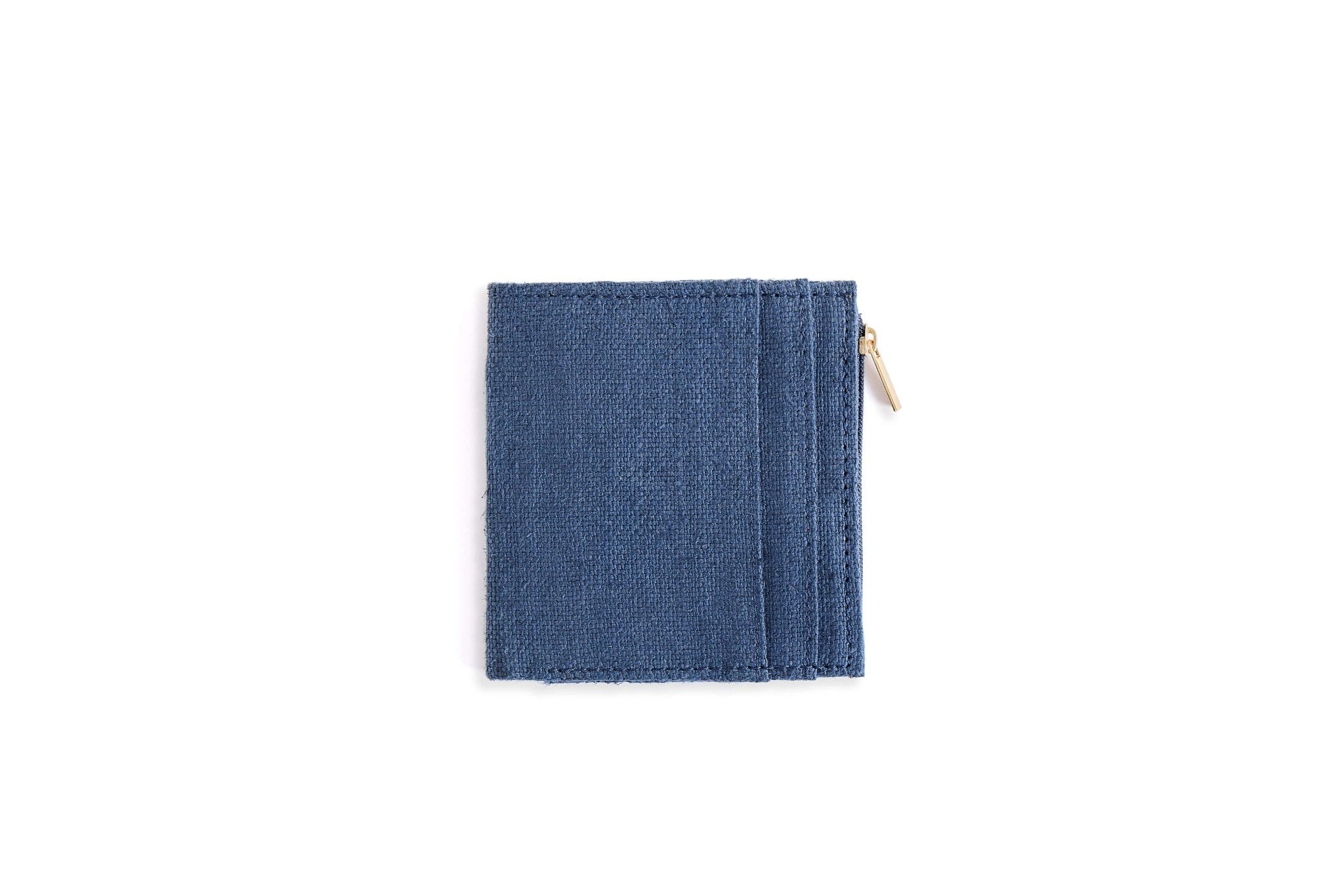 Hemp Men’s Wallet with Coin Pocket | Eco - Friendly & Sustainable Wallet – Mens Wallet on Brown Living™. SKU: GWL02-NAVYBLUE. Img 4.