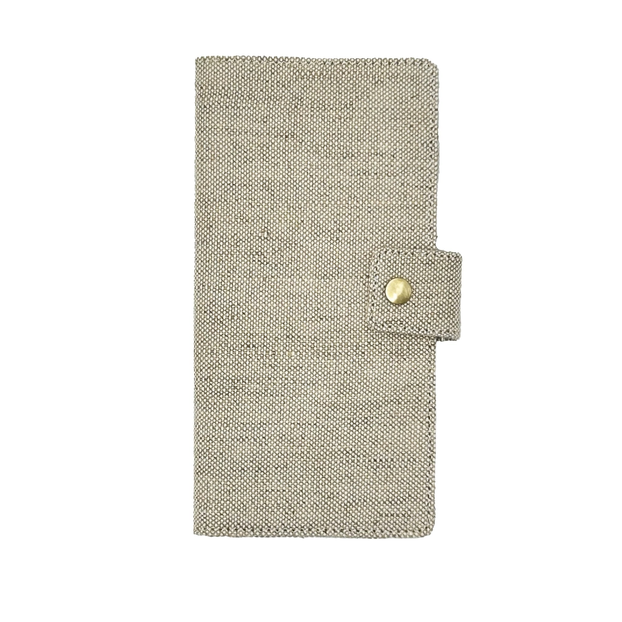 Hemp Multi - Utility Passport Holder | Eco - Friendly Travel Organizer – Passport Wallet on Brown Living™. SKU: GPH02-BEIGE. Img 3.
