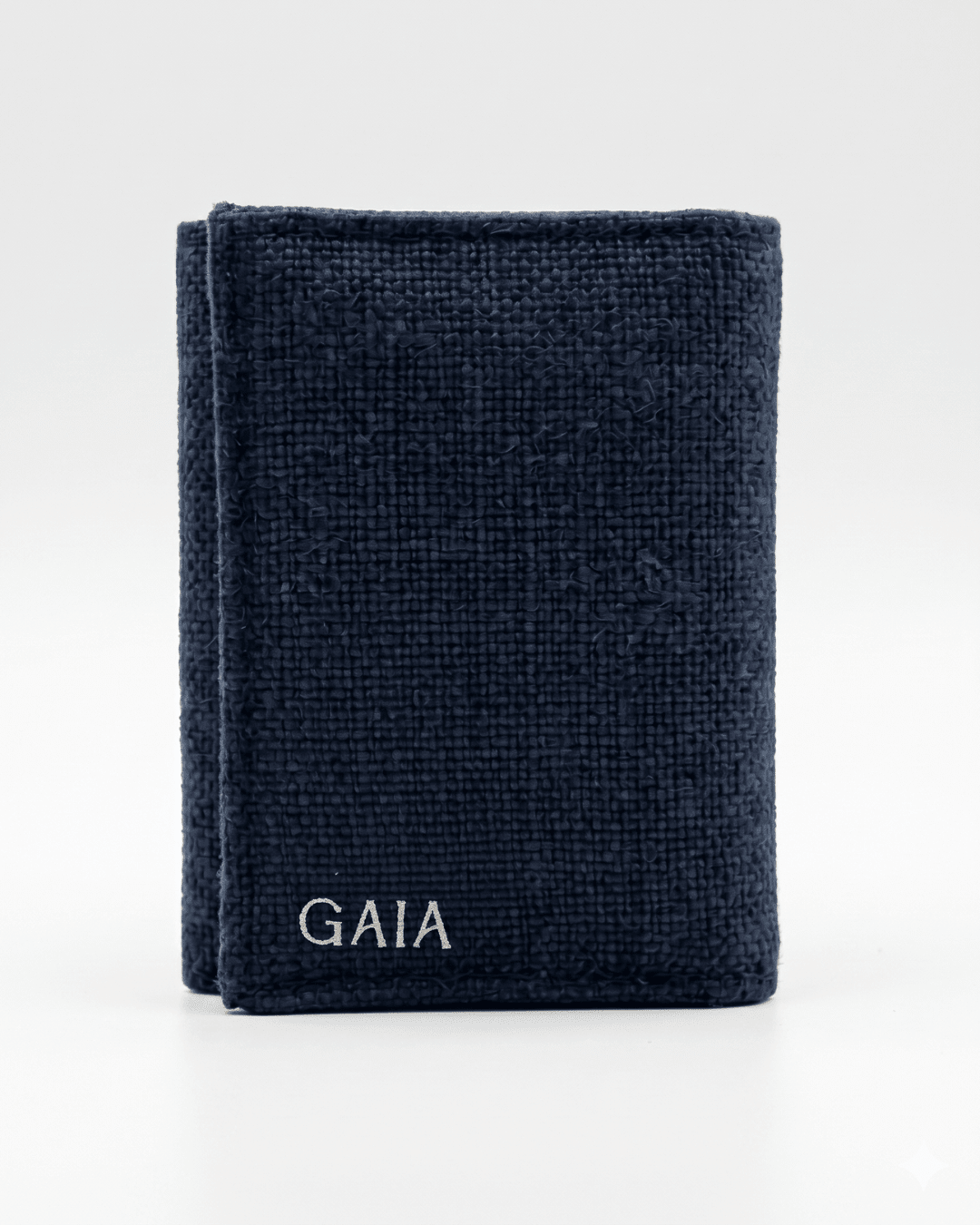 Hemp Plain 3 Fold Unisex Wallet Eco Friendly Minimal Wallet – Wallets on Brown Living™. SKU: GWL05-NAVYBLUE. Img 7.