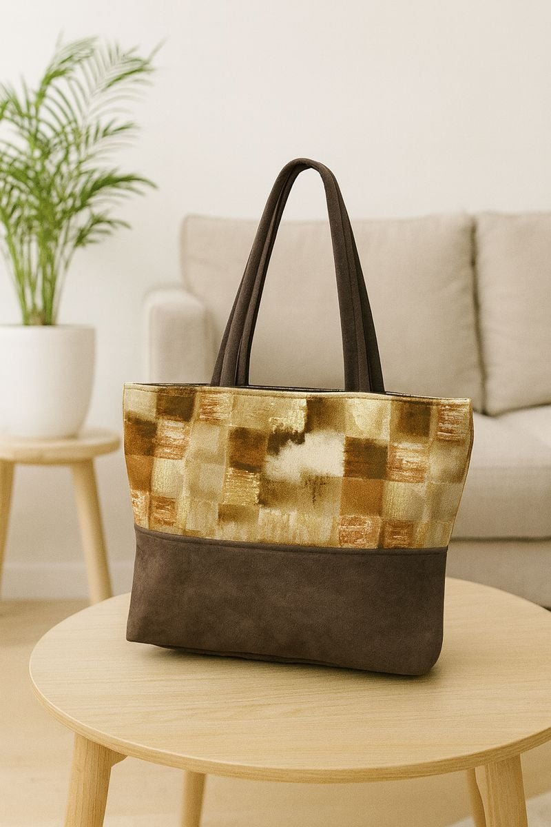 Hemp Tote Bag | Handcrafted Everyday Carry Bag – Tote Bags on Brown Living™. SKU: BLIA01_Design5. Img 5.