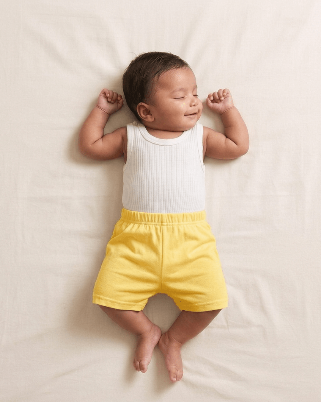 Herb Dyed Baby Trunks For Everyday Comfort & Movement – Kids Shorts on Brown Living™. SKU: TY03006. Img 4.