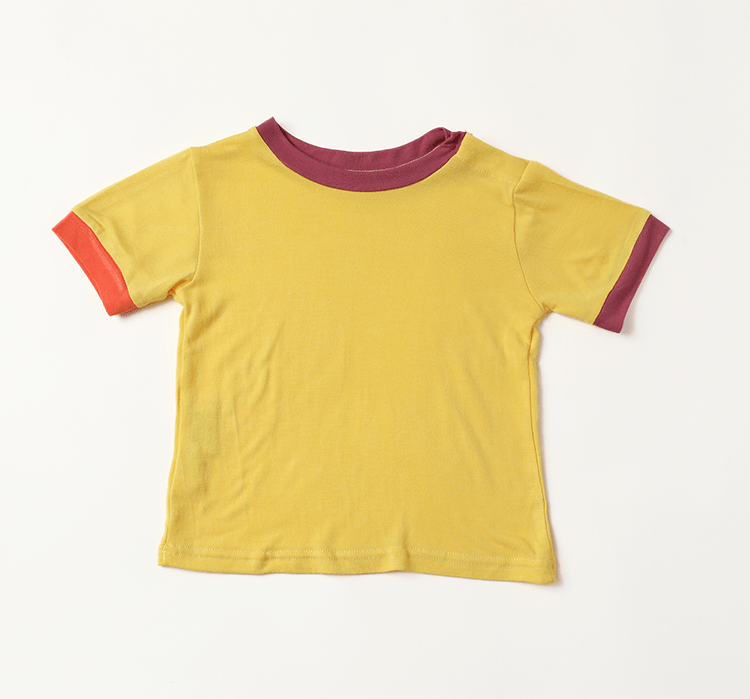 Herb Dyed Shoulder Open Baby T-Shirt | Play Tee – Kids T-Shirts on Brown Living™. SKU: PTY03001. Img 3.