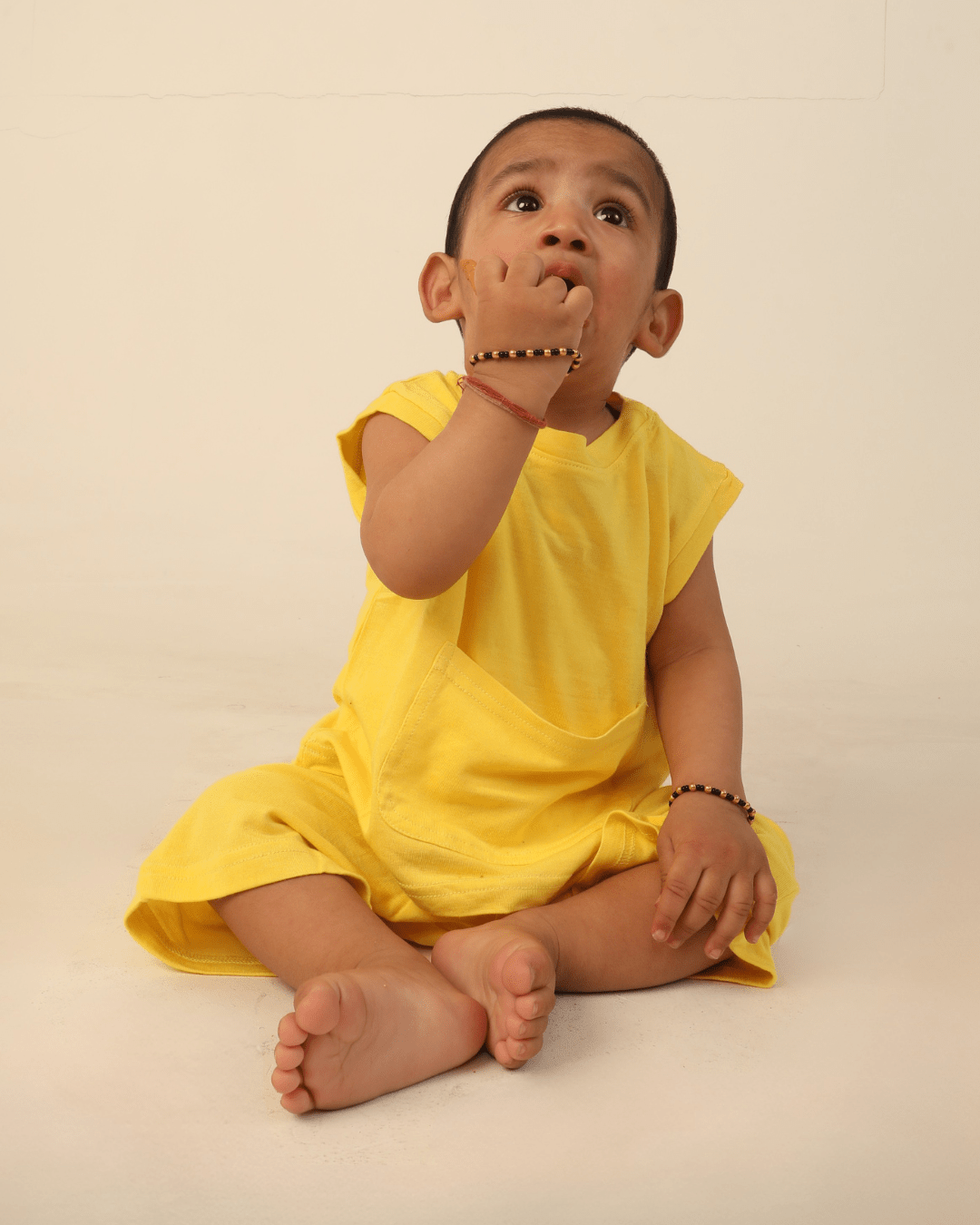 Herb Dyed Summer Pocket Tee For Babies | Soft & Breathable – Kids Daywear Sets on Brown Living™. SKU: SPTY03011. Img 9.