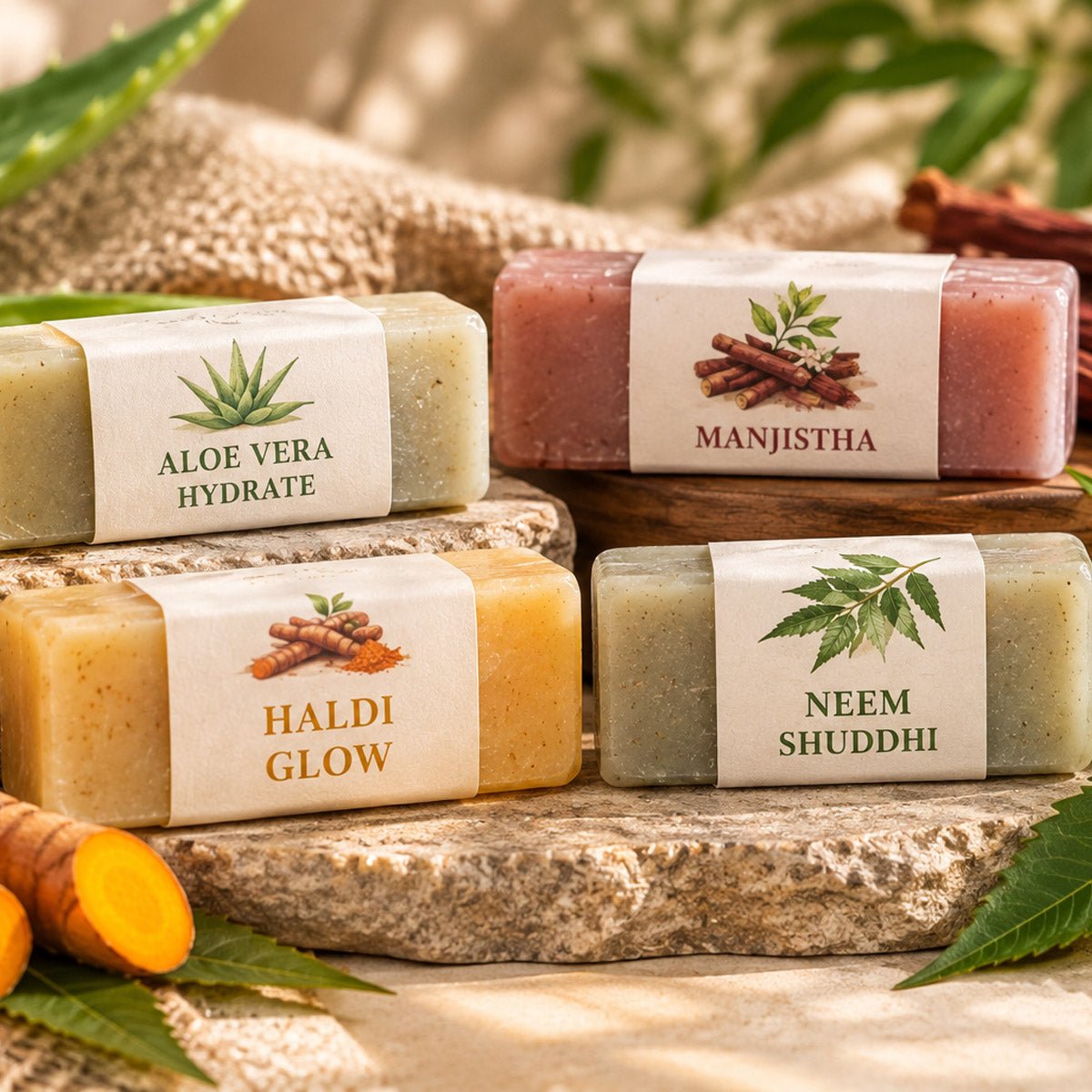 Herbal Ritual Box – Natural Care Essentials – Gift Hampers on Brown Living™. SKU: LN-GIFT-HRB-01. Img 3.