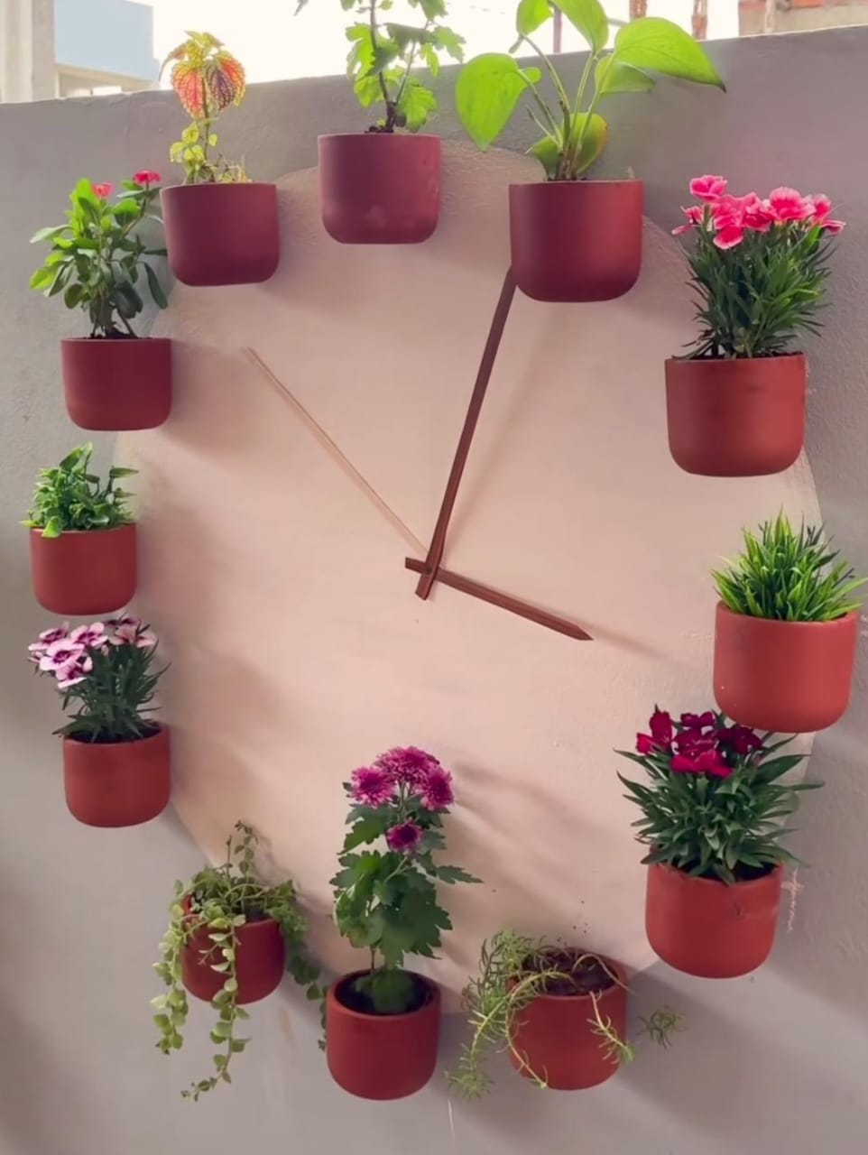 Hexane 4 Inch Terracotta Wall Planter | Hanging Wall Pot – Home & Garden on Brown Living™. SKU: PL26-2. Img 24.