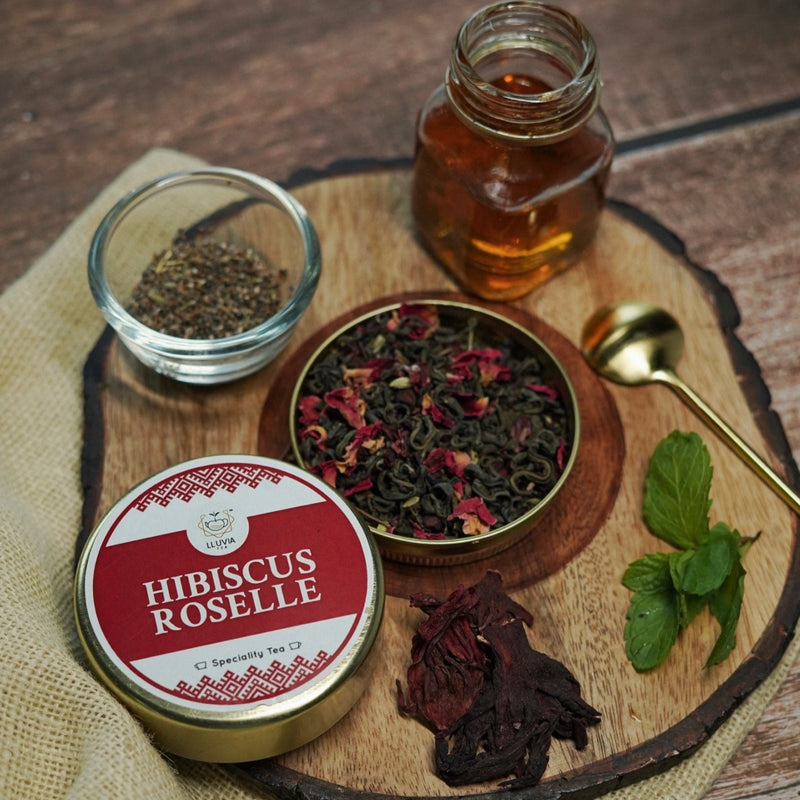 Hibiscus Tea- Aids Digestion & Weight Loss- 50g | Verified Sustainable Tea on Brown Living™