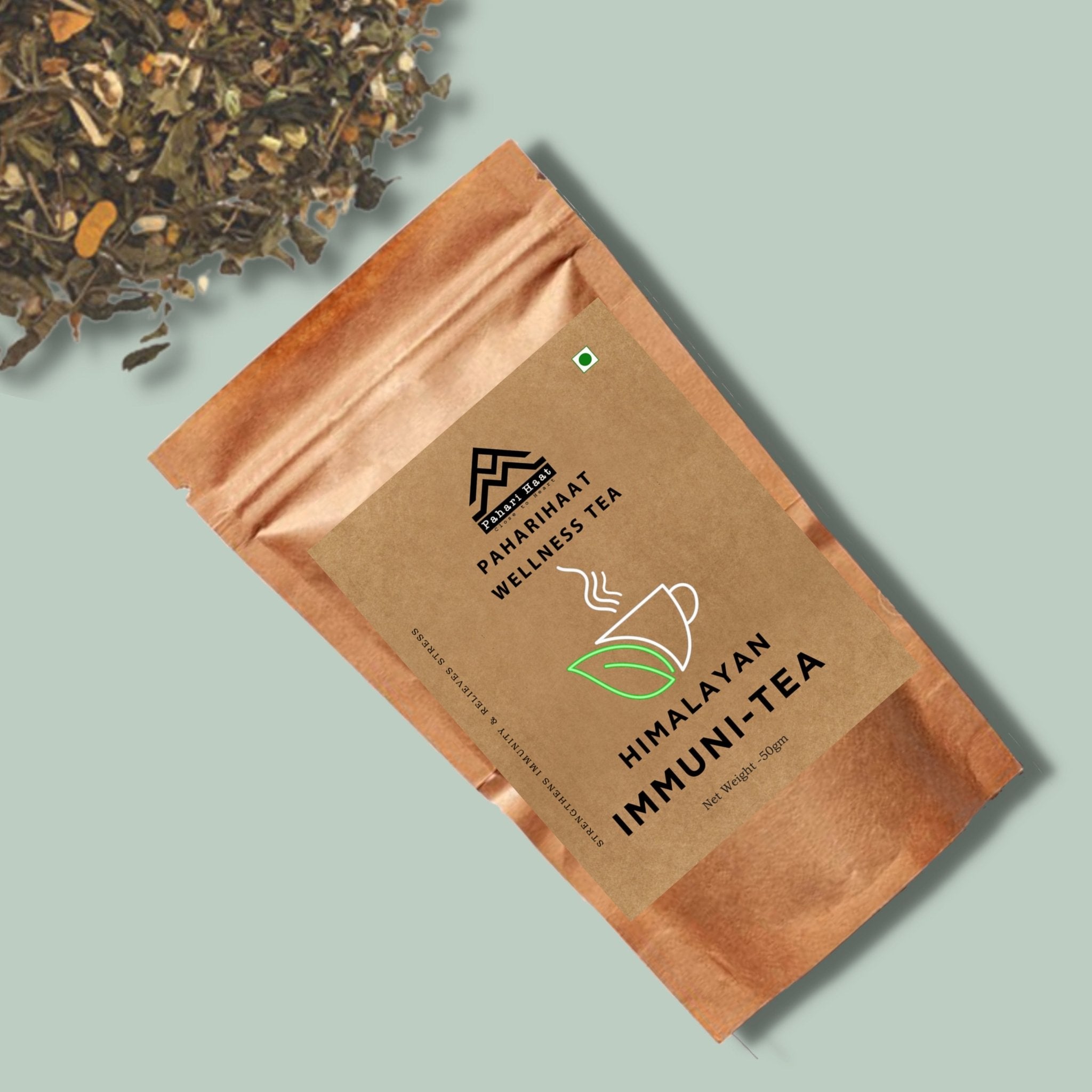 Himalayan Immuni - Tea – Herbal Blend for Natural Immunity Boost – Tea on Brown Living™. SKU: HIMT-50. Img 5.