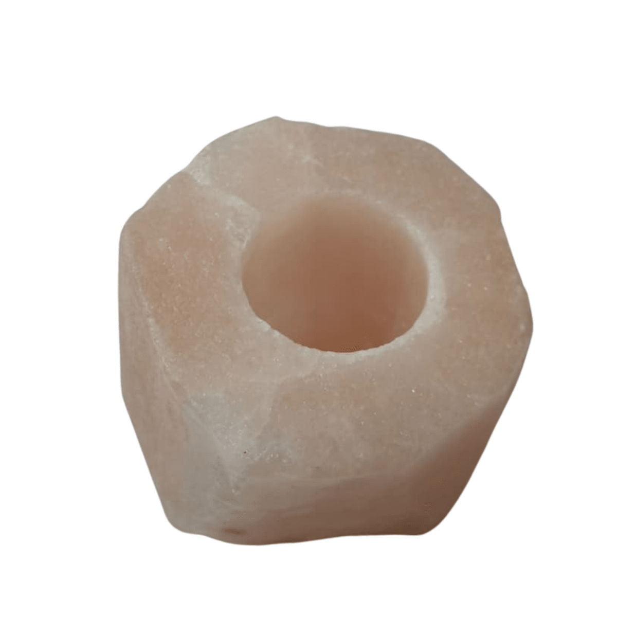 Himalayan Salt Candle Holder – Candles & Fragrances on Brown Living™. SKU: OEP317. Img 2.