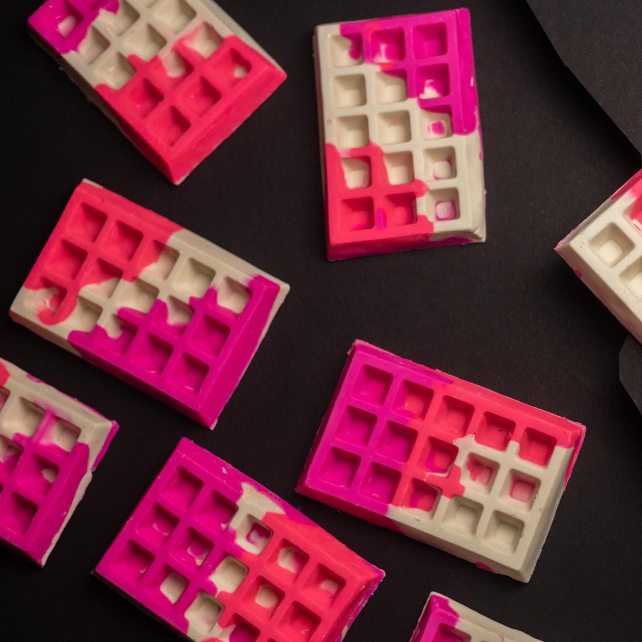 His and Her Waffle Soaps Set - Couple’s Gift Handmade Soaps – Body Soap on Brown Living™. SKU: SS-16. Img 2.