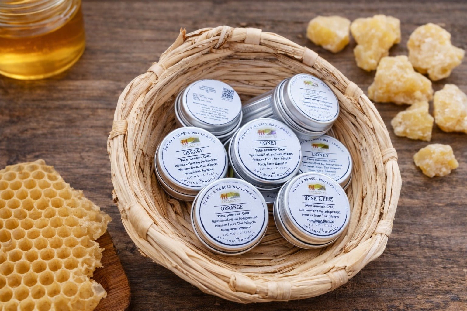 Honey & Beeswax Lip Balm For Deep Nourishment And Natural Care – Skin Care on Brown Living™. SKU: APPCL-027. Img 3.