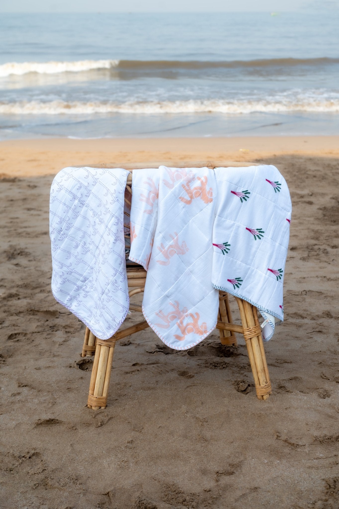 Hooded Baby & Kids Towel in Elle Earthy Print – Bath Linens on Brown Living™. SKU: MSY-00431B-Earthy. Img 9.