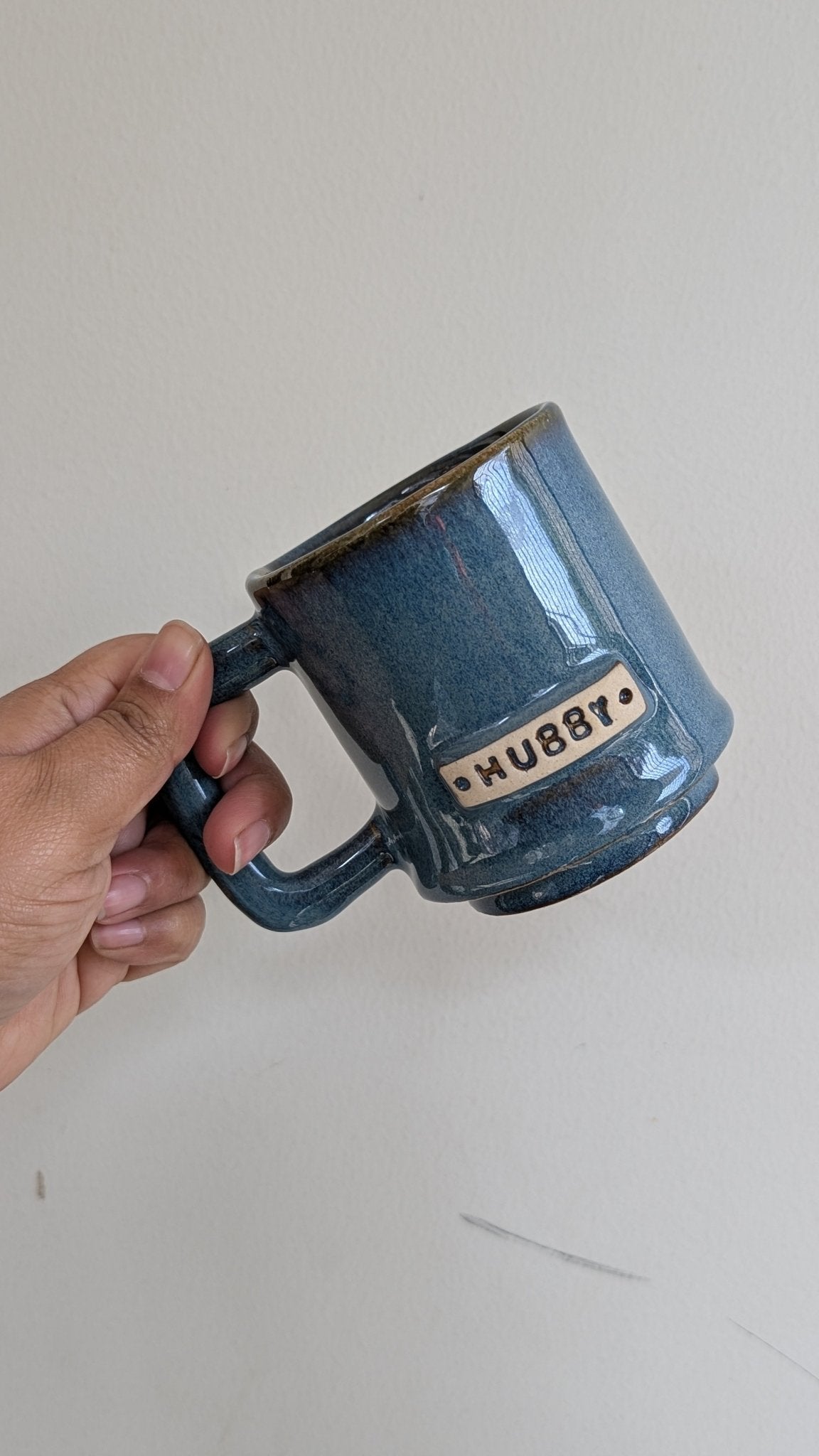 Hubby Cup Coffee Mug Gift For Husband – Mugs on Brown Living™. SKU: HUBBY_B_MUG. Img 3.