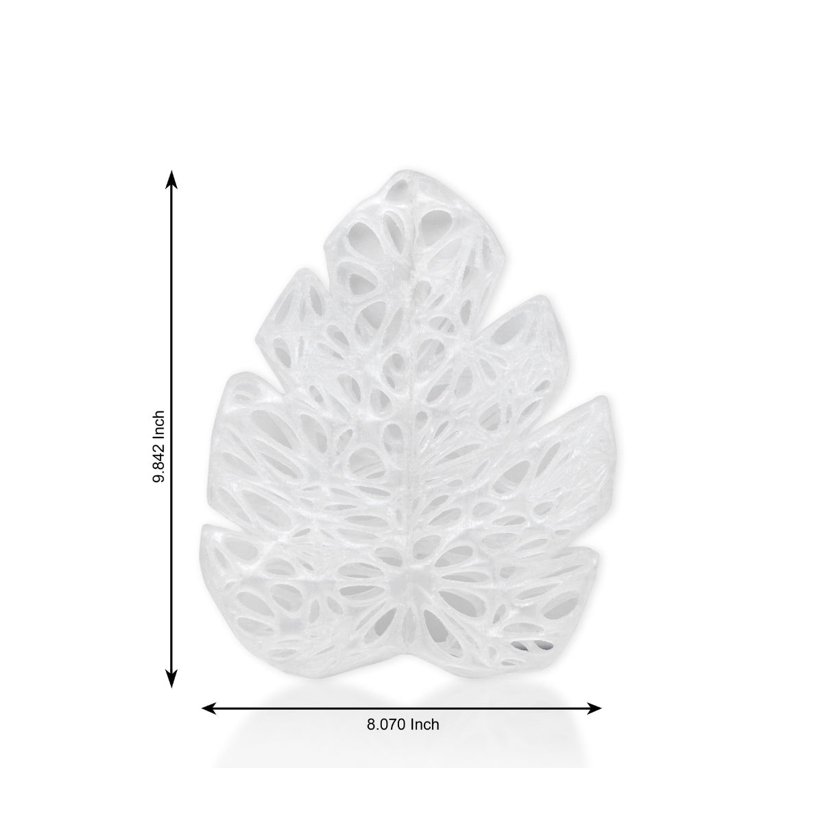 Hutch Leaf Plant - Based Natural Colorless Tray – Home Decor on Brown Living™. SKU: HULEEDPLNCA019. Img 4.