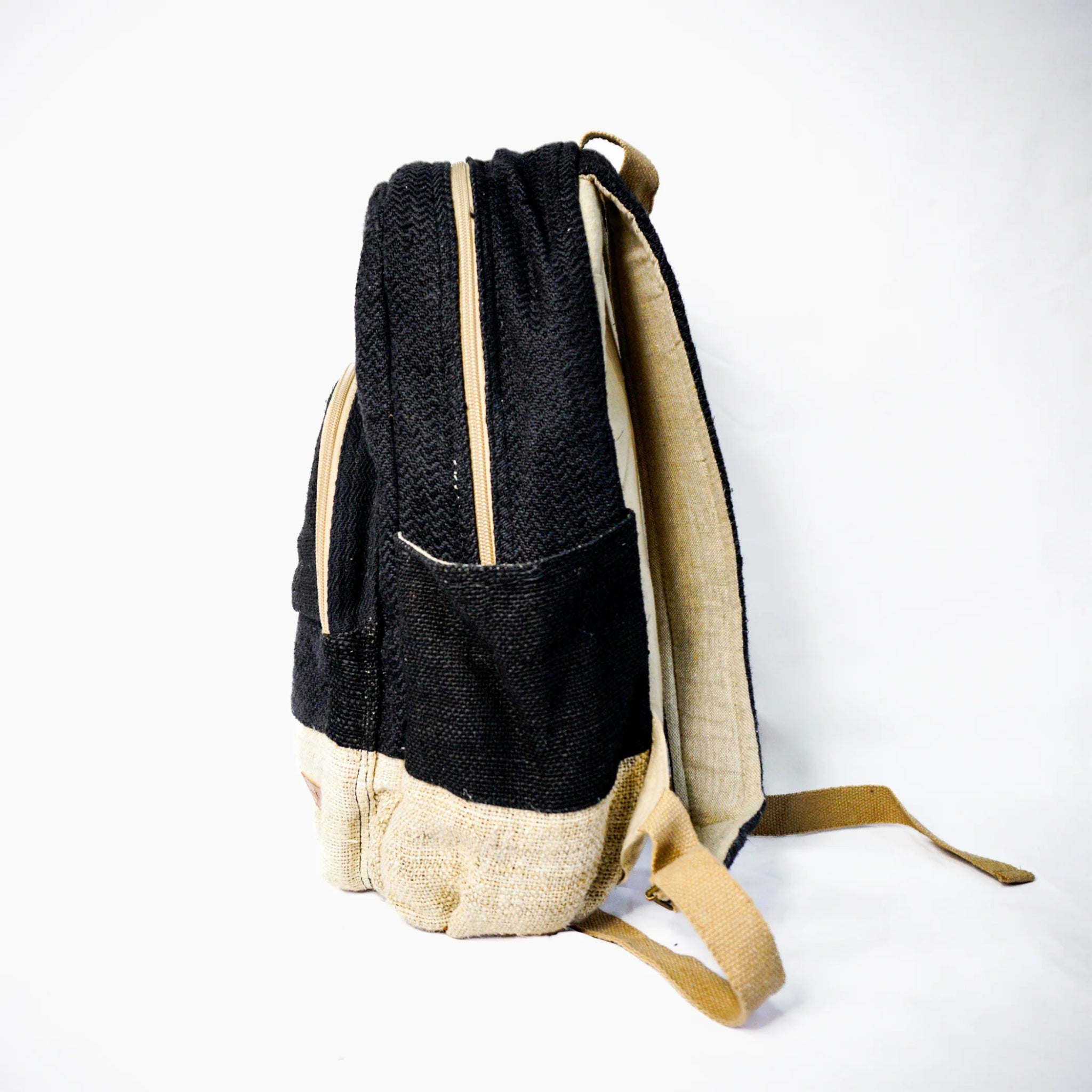 Ikigai Black Shoulder Bag | Minimal Everyday Bag for Travel – Backpacks on Brown Living™. SKU: OGBPIK02. Img 22.