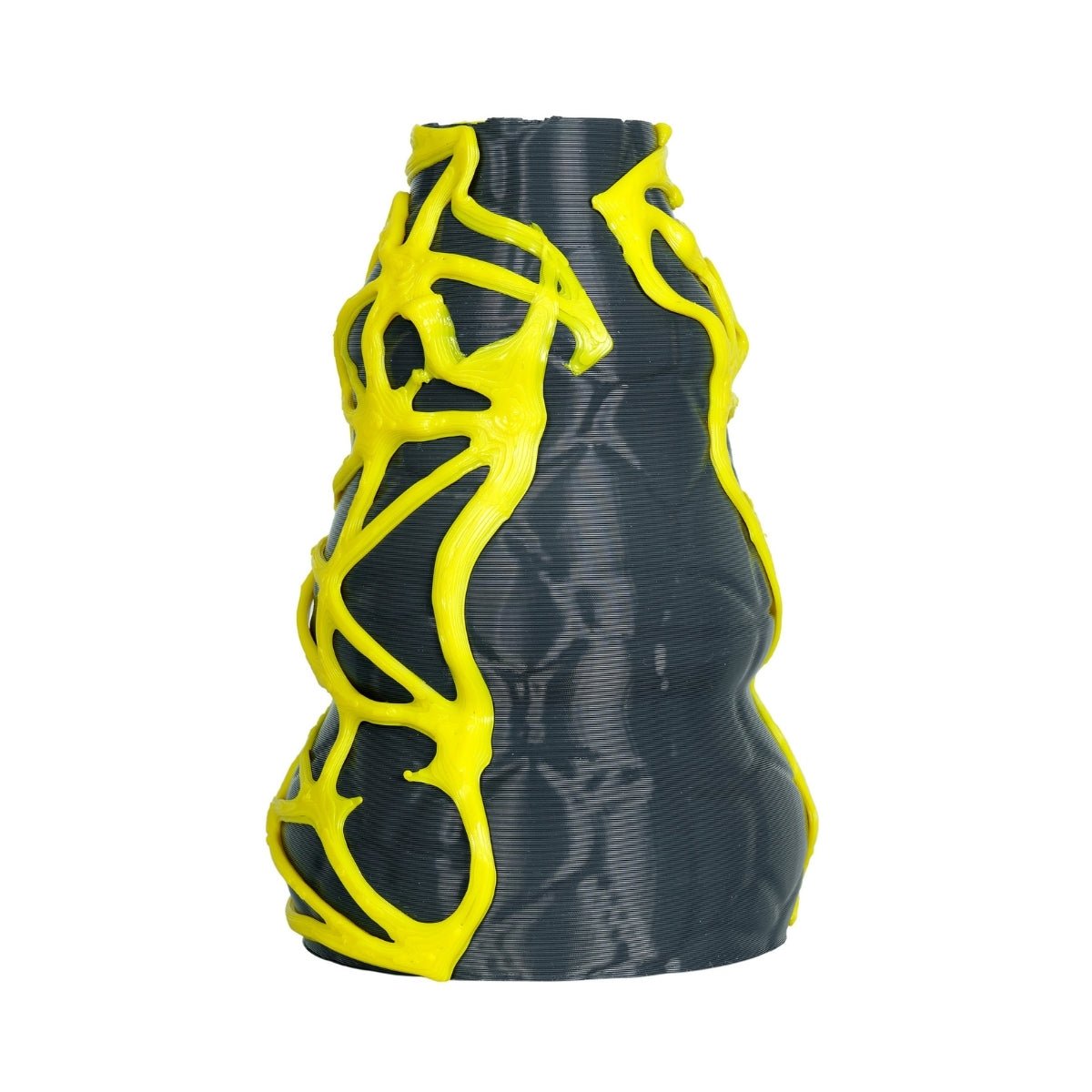Immerse Amarvel Plant - Based Grey & Yellow Vase – Home Decor on Brown Living™. SKU: IMAMEDPLGRA029. Img 2.