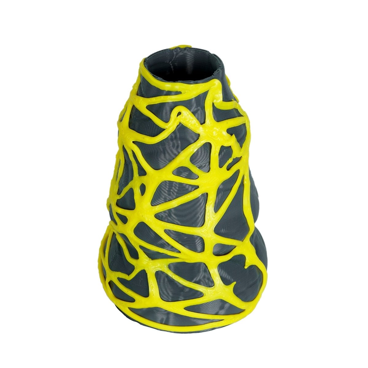 Immerse Amarvel Plant - Based Grey & Yellow Vase – Home Decor on Brown Living™. SKU: IMAMEDPLGRA029. Img 3.