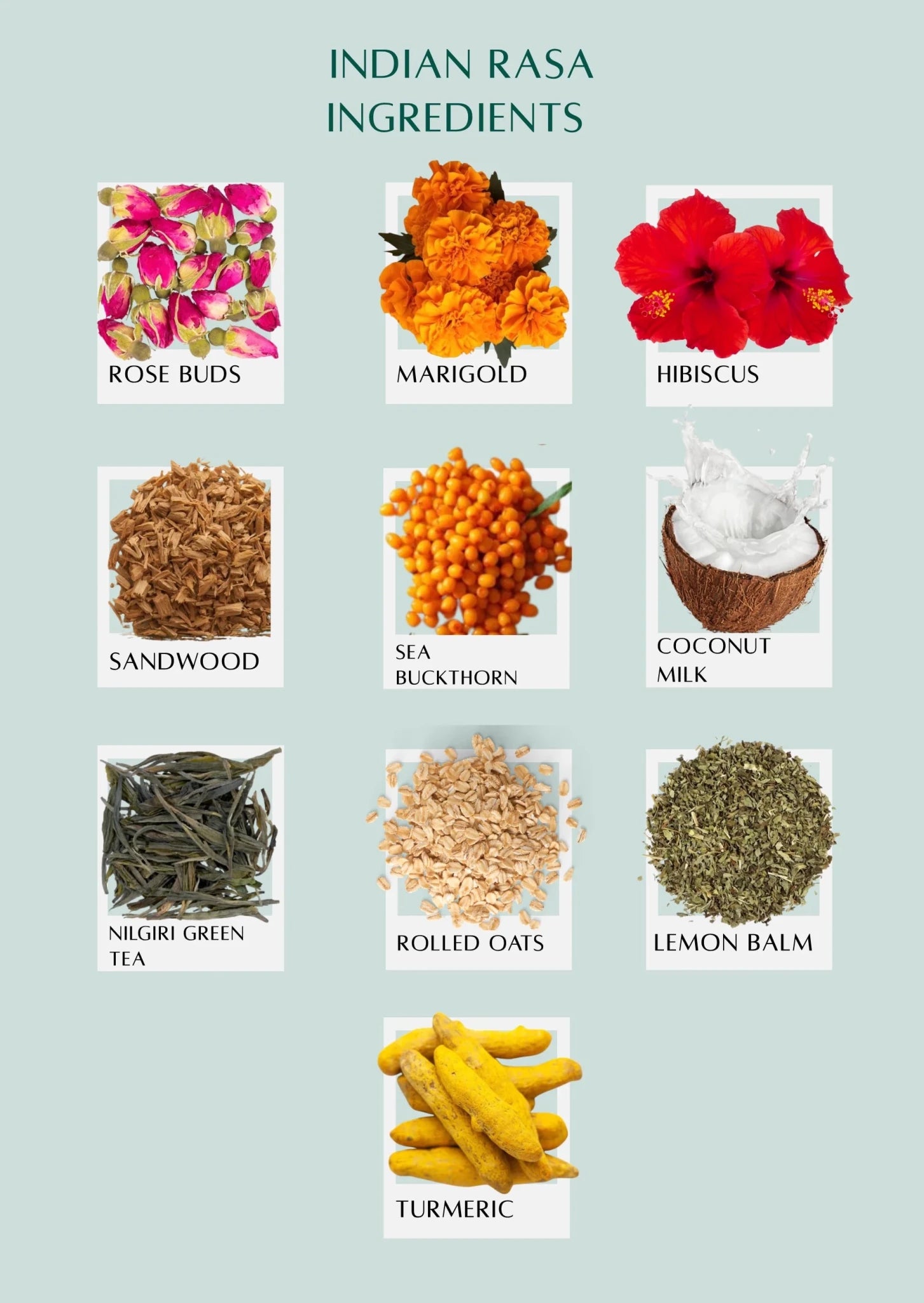 Indian Rasa Bath Tea – Relaxing Herbal Bath Infusion for Skin & Mind – Bath Salt on Brown Living™. SKU: 300005. Img 3.
