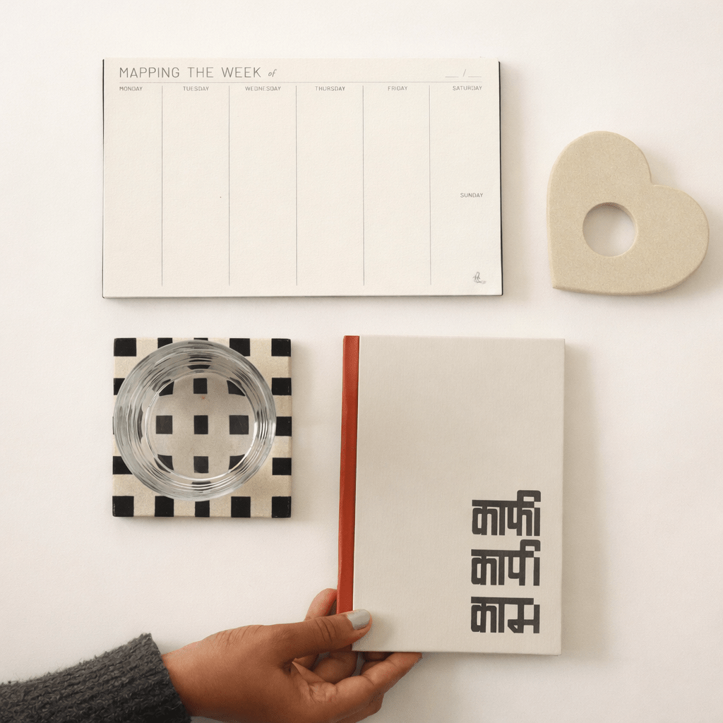 Intentional Productivity Planner Mini For Goals Tasks & Planning – Organizers & Planners on Brown Living™. SKU: KOI-DR-IV-003. Img 5.