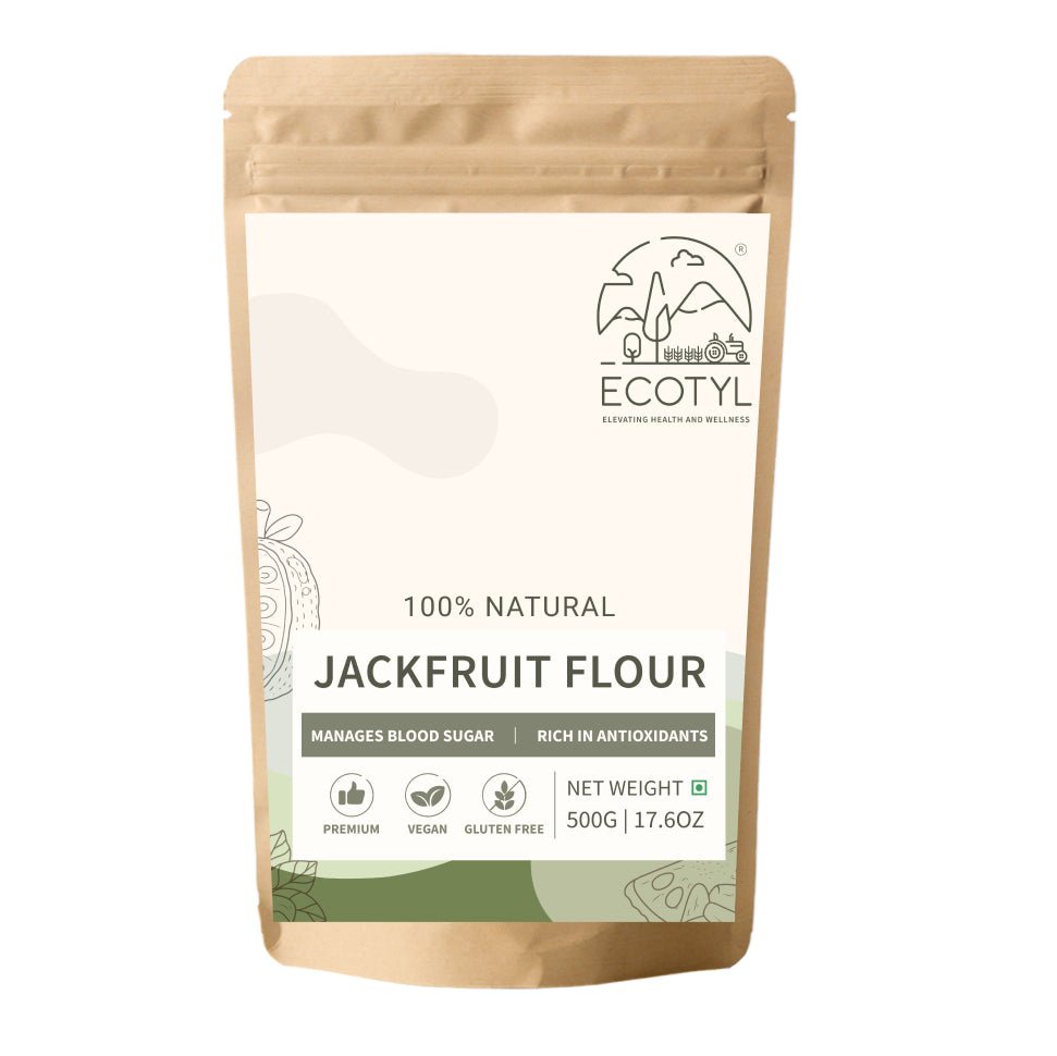Jackfruit Flour | Low Glycemic Index | Gluten Free | 500g – Bakery Items by Ecotyl available on Brown Living™. . SKU: ECOTYL00034. Img 5.