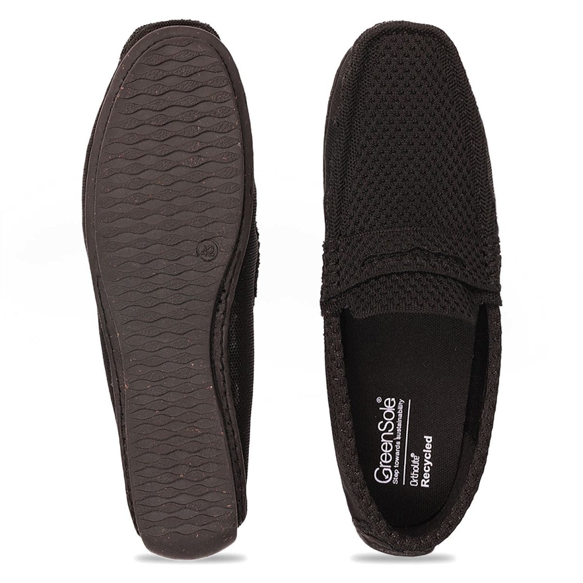 Jet Black Moc Mens Shoes Loafers – Mens Casual Shoes on Brown Living™. SKU: GS_JBM_BLK3820. Img 6.