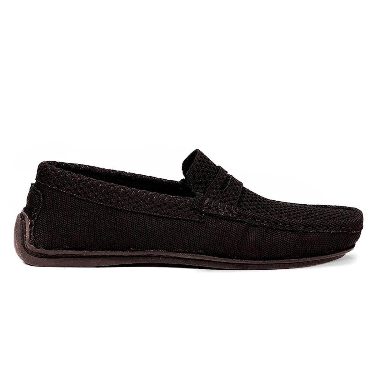 Jet Blue Moc Mens Shoes Loafers – Mens Casual Shoes on Brown Living™. SKU: GS_JBM_BLK3826. Img 3.