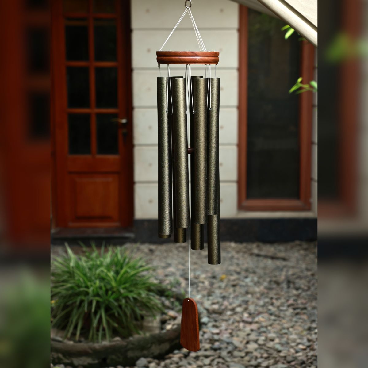 JHANKAR C Sound of Joy – Hand - Tuned Wind Chime – Windchimes & Dreamcatchers by Wind Song available on Brown Living™. . SKU: Code7c. Img 1.