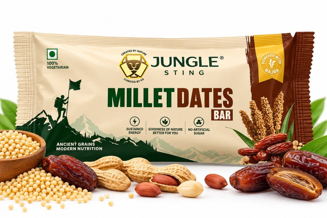 jungle sting millet bar – Snack Foods on Brown Living™. SKU: JS_Milletbar. Img 3.