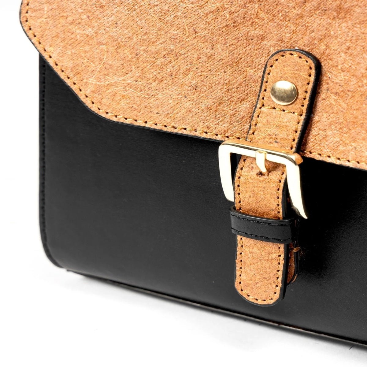 Juniper Vegan Leather Sling Bag - Black – Sling Bag by Green Hermitage available on Brown Living™. . SKU: SBGH2025 - 3003. Img 4.