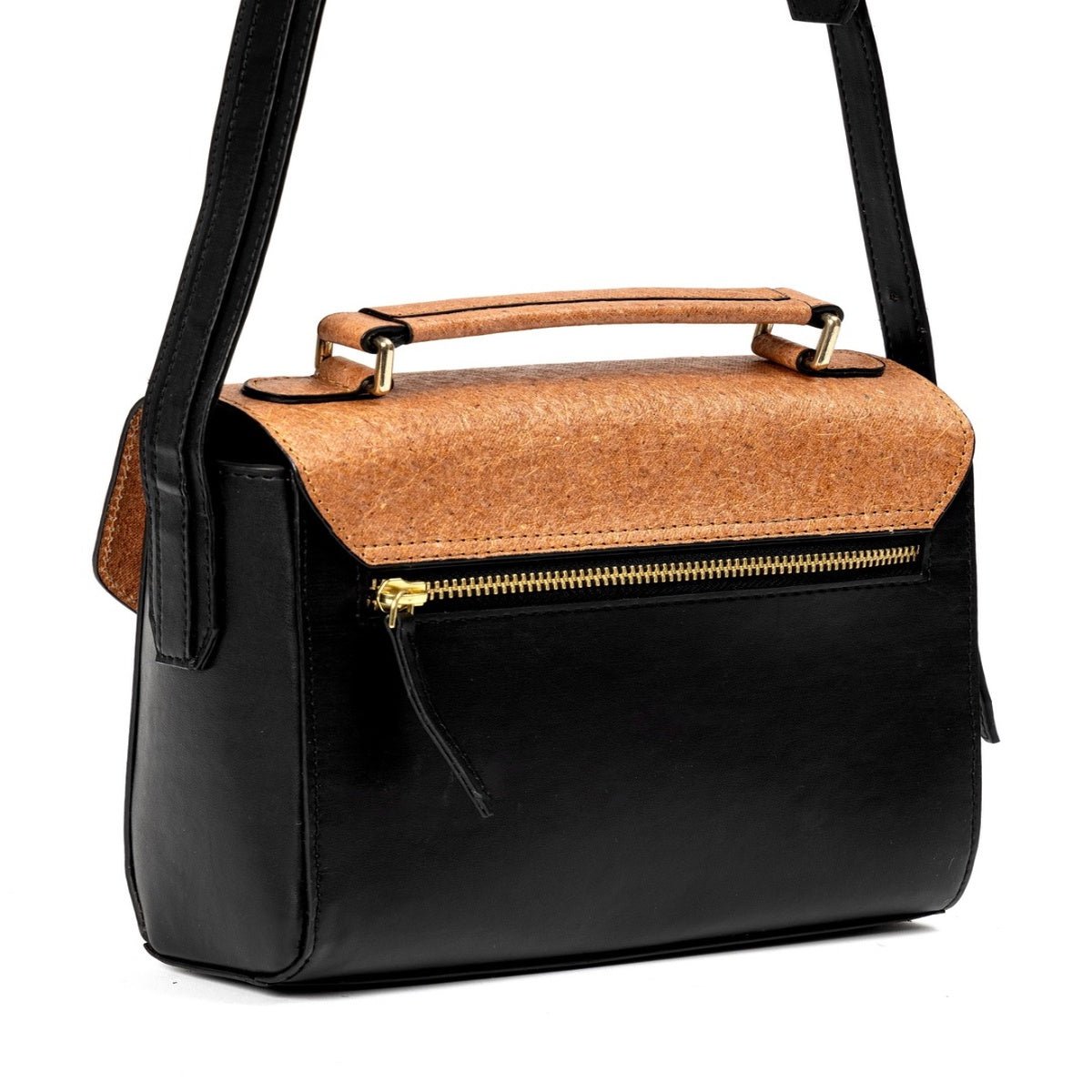 Juniper Vegan Leather Sling Bag - Black – Sling Bag by Green Hermitage available on Brown Living™. . SKU: SBGH2025 - 3003. Img 3.