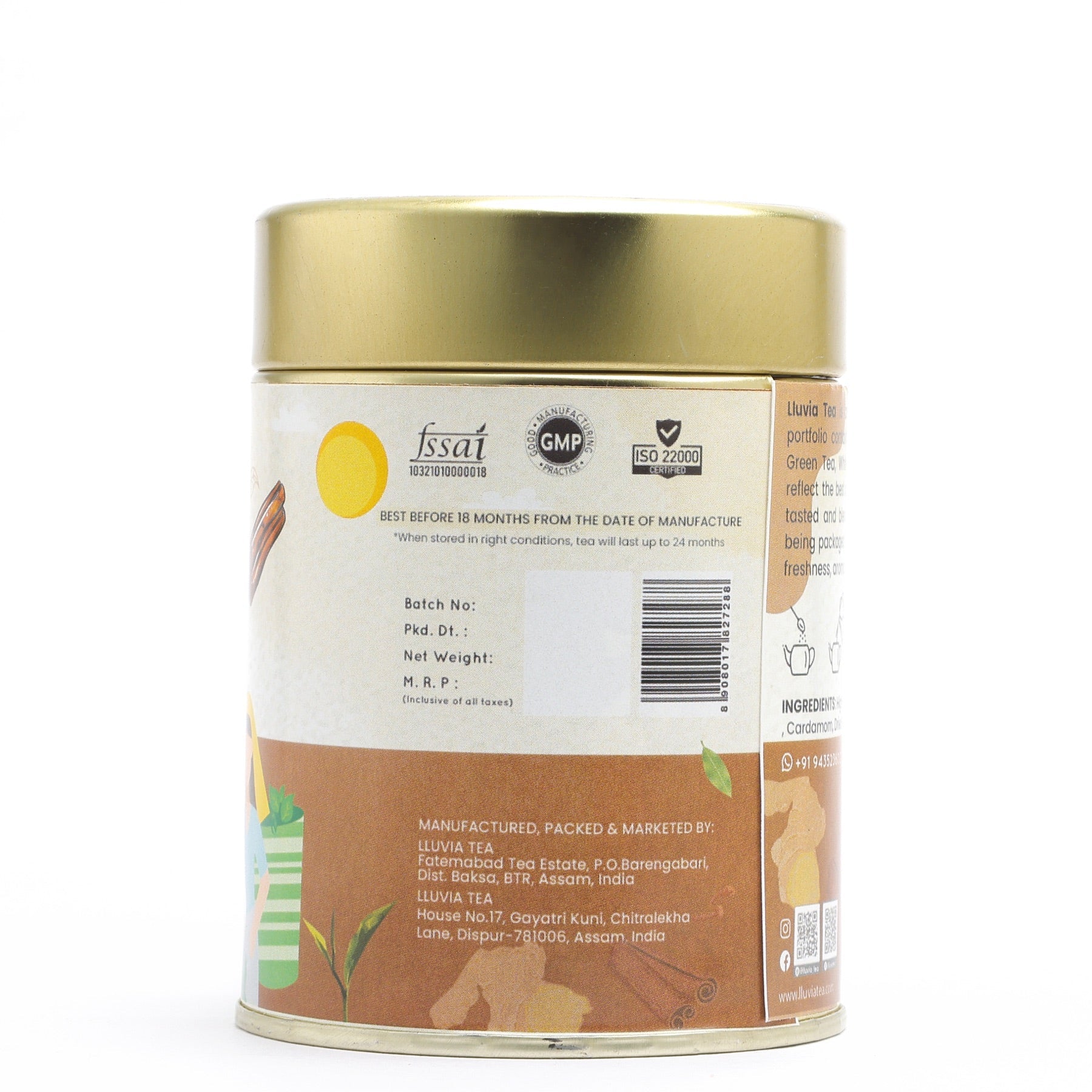 Kadak Masala Chai - Improves Metabolism & Immunity - 70g | Verified Sustainable by Brown Living™