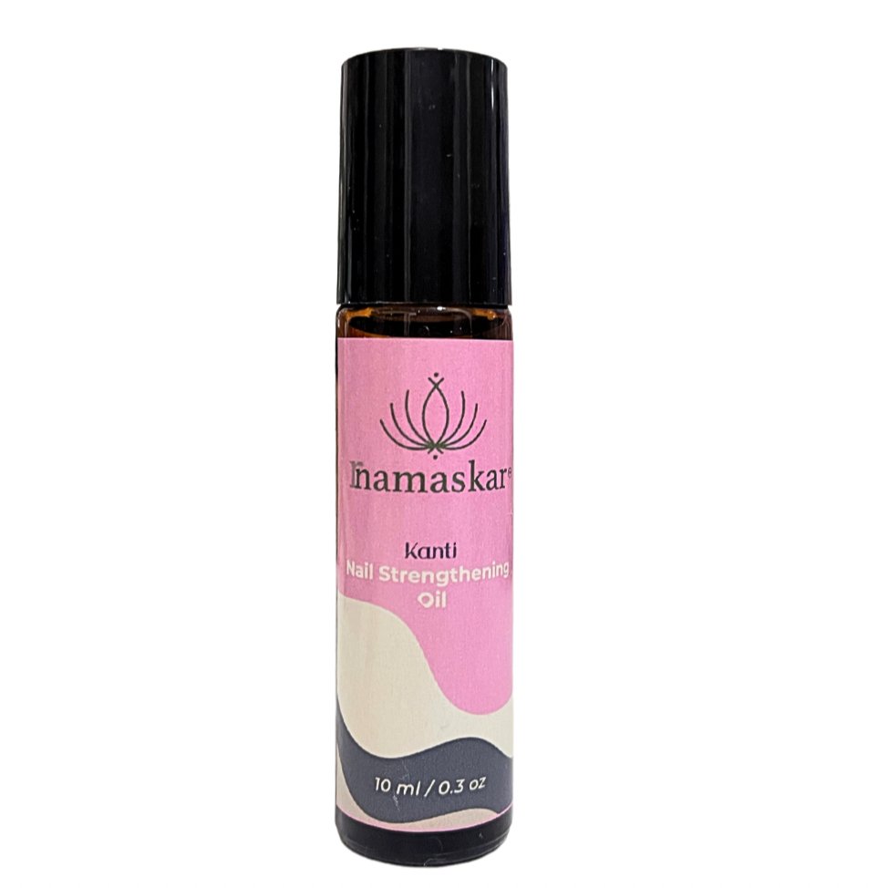Kanti - 100% Natural Nail Strengthening Oil - 10 ml – Nail Cuticle Cream on Brown Living™. SKU: NNS10ml - Namaskar2024. Img 2.
