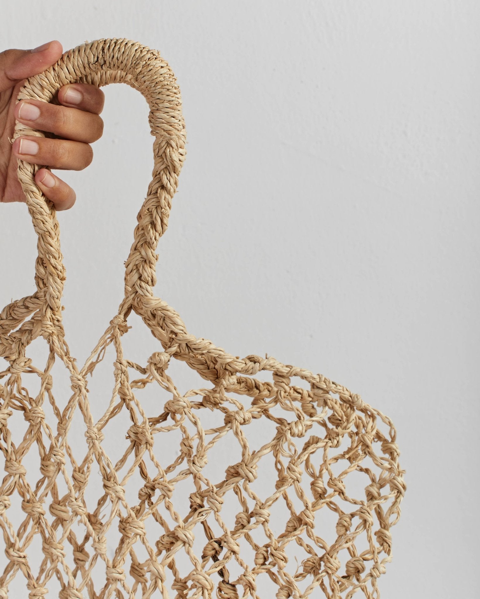 Kanu – Banana Fiber Utility Tote Bag – Tote Bag on Brown Living™. SKU: S-030. Img 5.