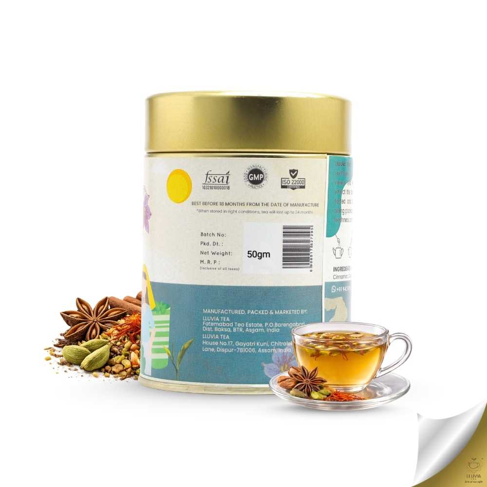Kashmiri Kahwa – Antioxidant & Immunity Boost – 50g – Tea on Brown Living™. SKU: CTZip50New. Img 3.