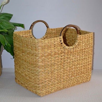 Kauna Laundry & Storage Basket – Baskets & Boxes on Brown Living™. SKU: KALBAS004A. Img 1.