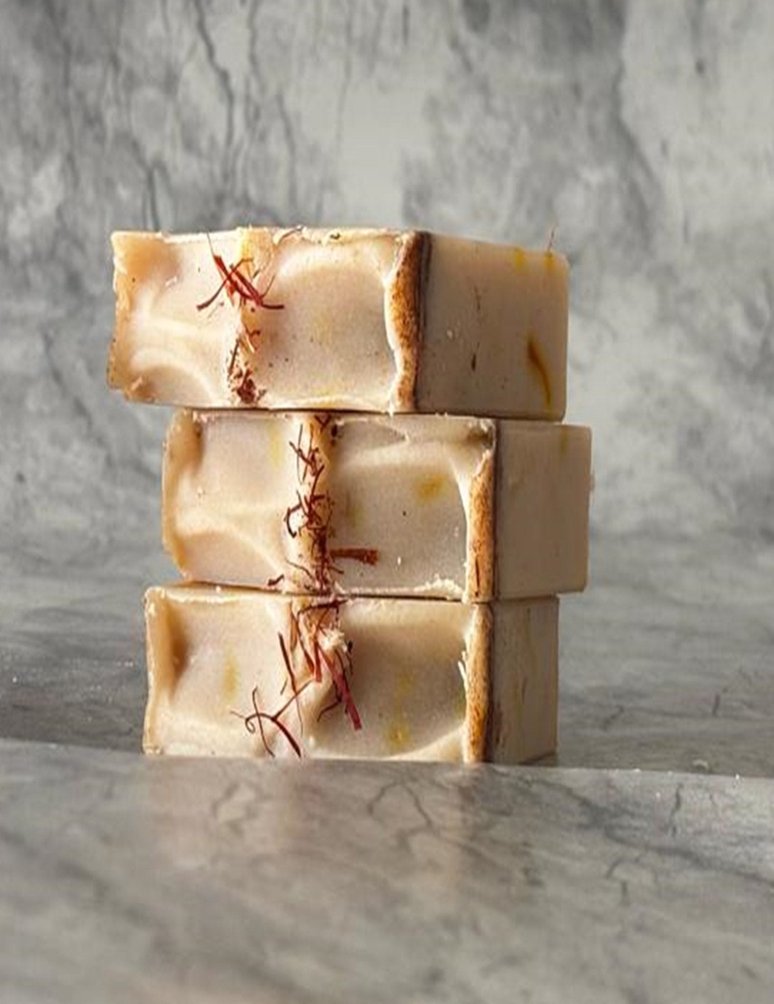 Kesar Chandan Handcrafted Cold Processed Soap | Natural Bath Soap – Soap on Brown Living™. SKU: KNC1001X. Img 2.