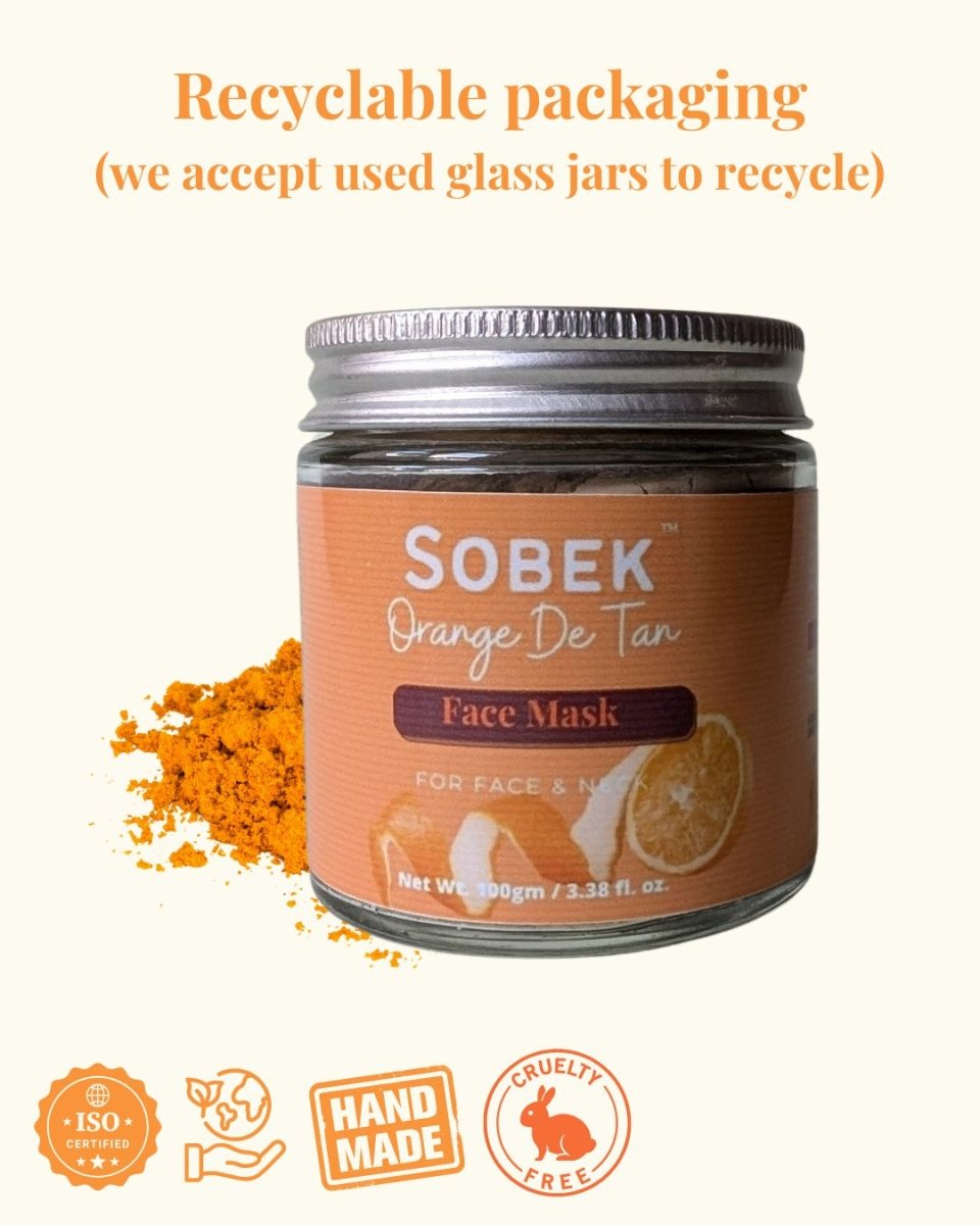 Kesar Glowing Face Mask - Pack 100 g – Face Pack on Brown Living™. SKU: SOB - FM - 2. Img 8.
