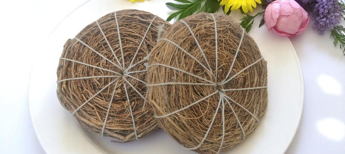 Khus Organic Body Bath Scrubber Pack Of 2 Natural Bath Scrub – Body Scrub on Brown Living™. SKU: OEP911. Img 5.
