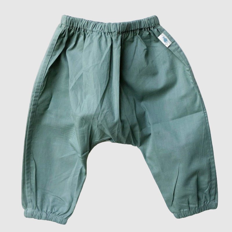 Kids Unisex Organic Billi Mint Kurta & Pajama Set – Kids Daywear Sets on Brown Living™. SKU: BILMNT-KURPJ-03. Img 4.