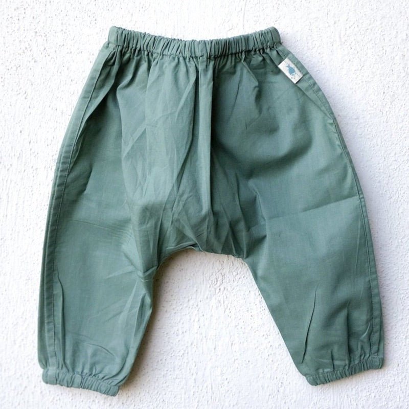 Kids Unisex Organic Cotton Koi Mint Jhabla with Mint Pants – Kids Daywear Sets on Brown Living™. SKU: KOI - MNT - JHBPJ - 03 - 0322. Img 4.