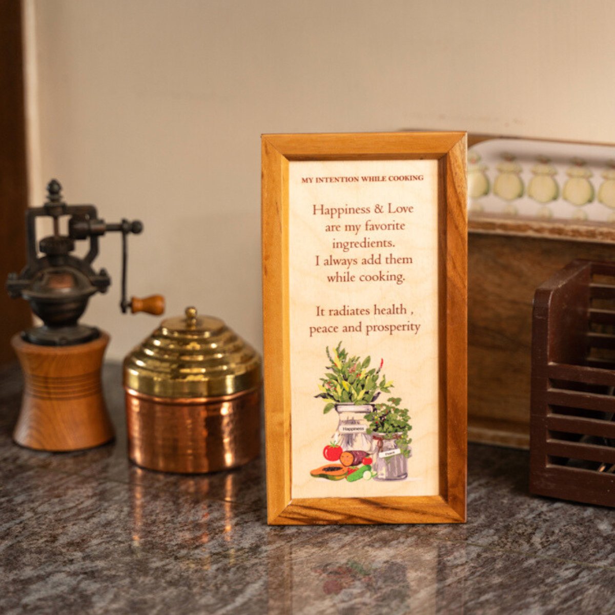 Kitchen - Affirmation Wooden Slab | Verified Sustainable by Brown Living™