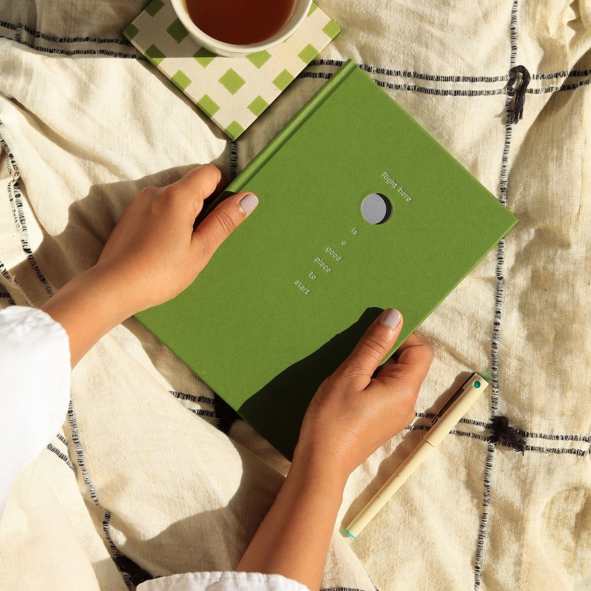 Know Yourself Guided Wellness Journal For Self Reflection – Notebooks & Notepads on Brown Living™. SKU: KOI-DR-MG-002. Img 6.