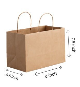 Kraft Paper Bags Eco - Friendly Carry Bags (All Sizes) – Reusable Bag on Brown Living™. SKU: CLEC-16. Img 5.