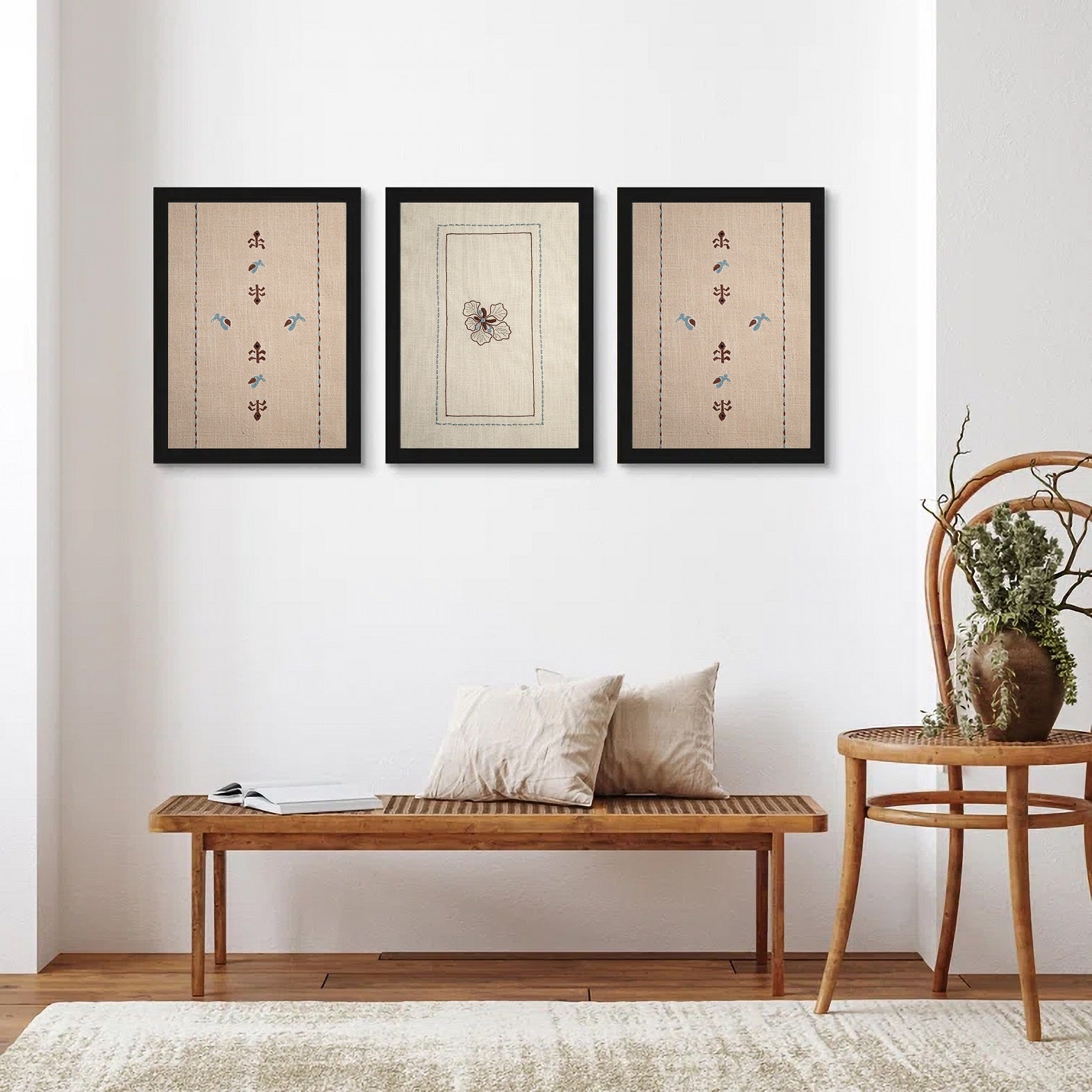 Krishnasura Wall Art – 8 x 14 Inches | Hand - Painted Paper (Unframed) – Wall Decor on Brown Living™. SKU: UD00000191. Img 2.