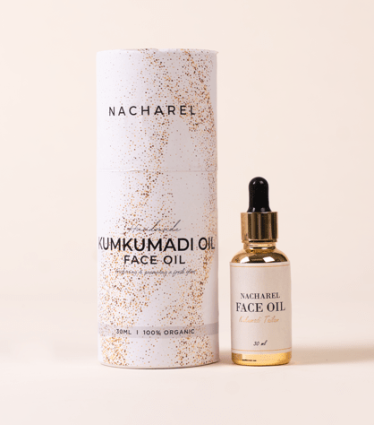 Kumkumadi Face Oil | Ayurvedic Facial Oil For Radiant Skin | 30ml – Face Oil on Brown Living™. SKU: NCH015. Img 1.