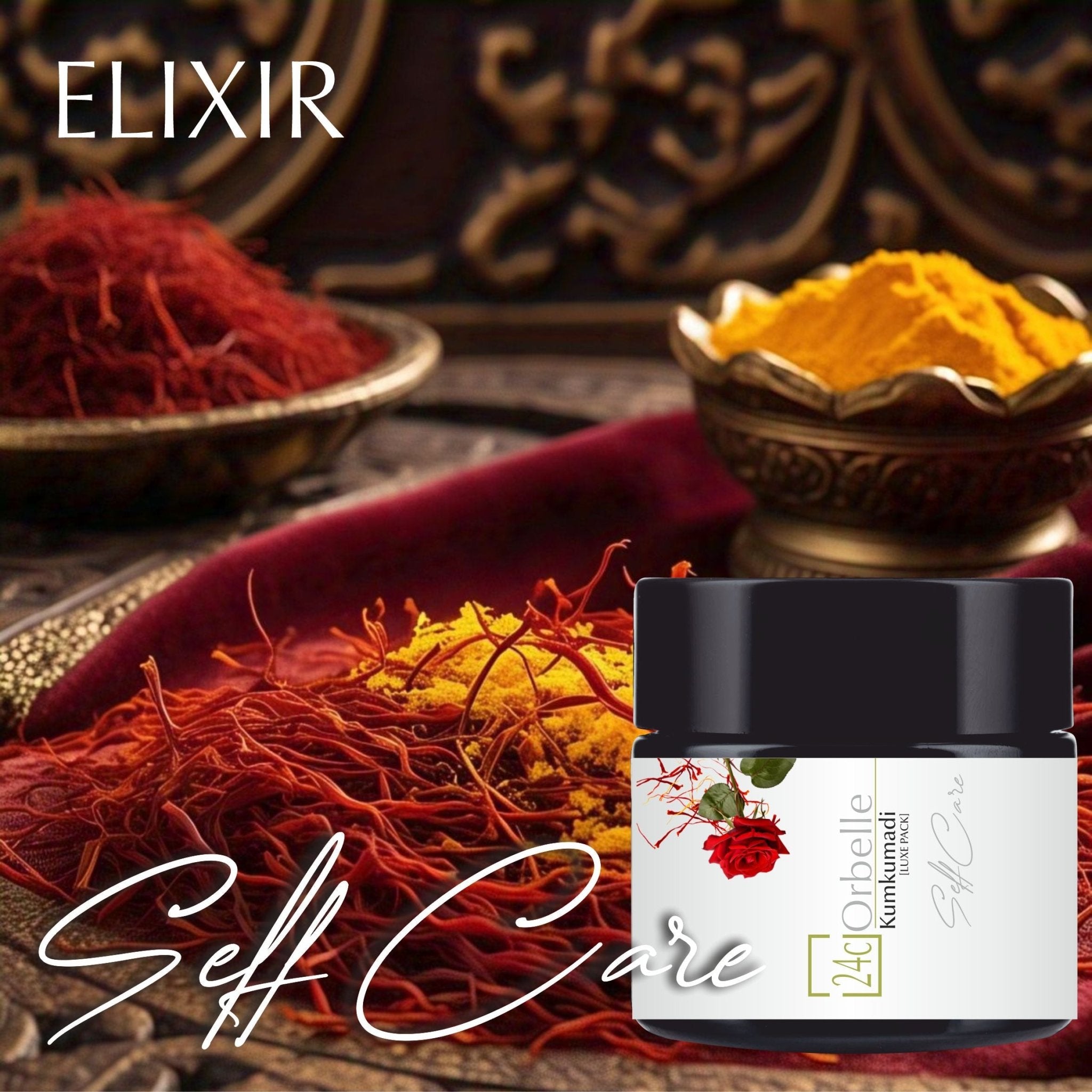 Kumkumadi Luxury Face Pack Ayurvedic Anti-Aging -50ml – Face Pack on Brown Living™. SKU: 24-KM-LP-50ML. Img 5.