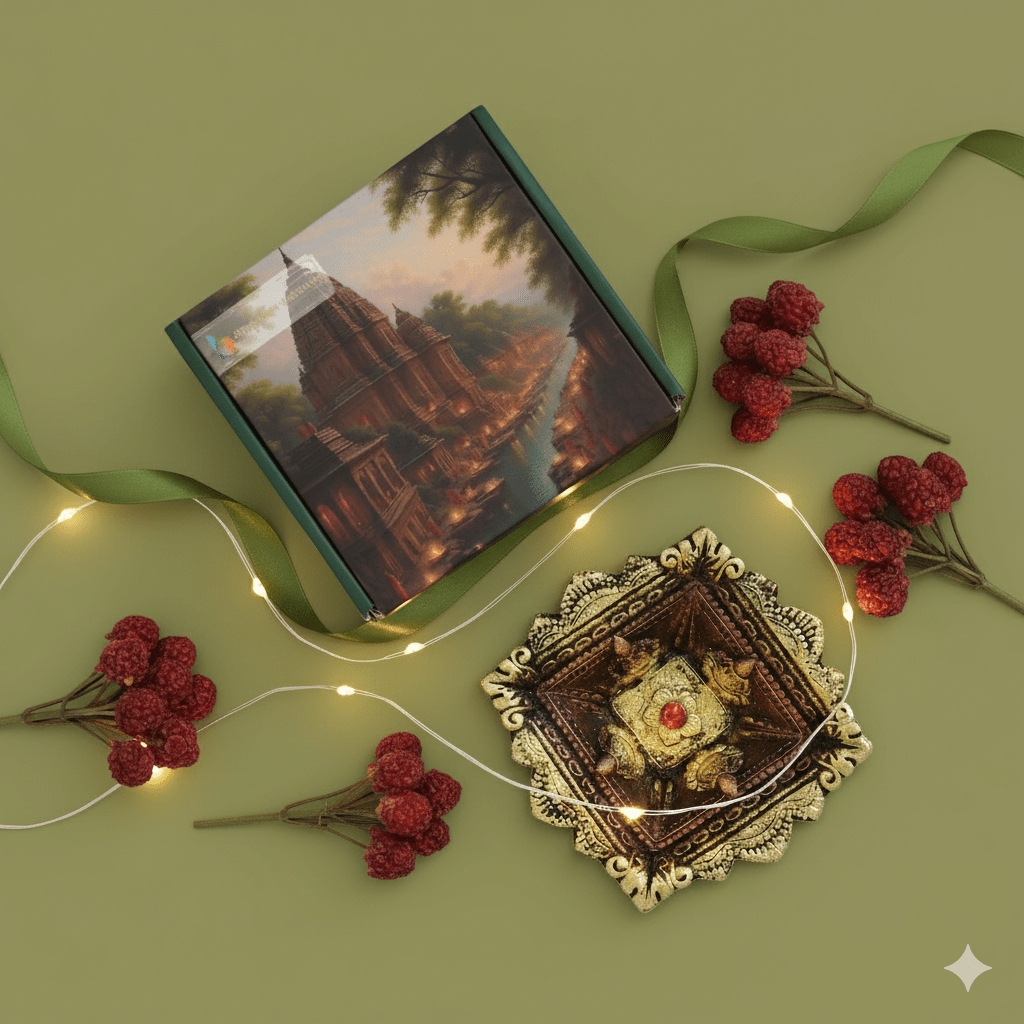 Large Charmukhi Diya Set – Handmade Decor – Home Decor on Brown Living™. SKU: D48. Img 7.