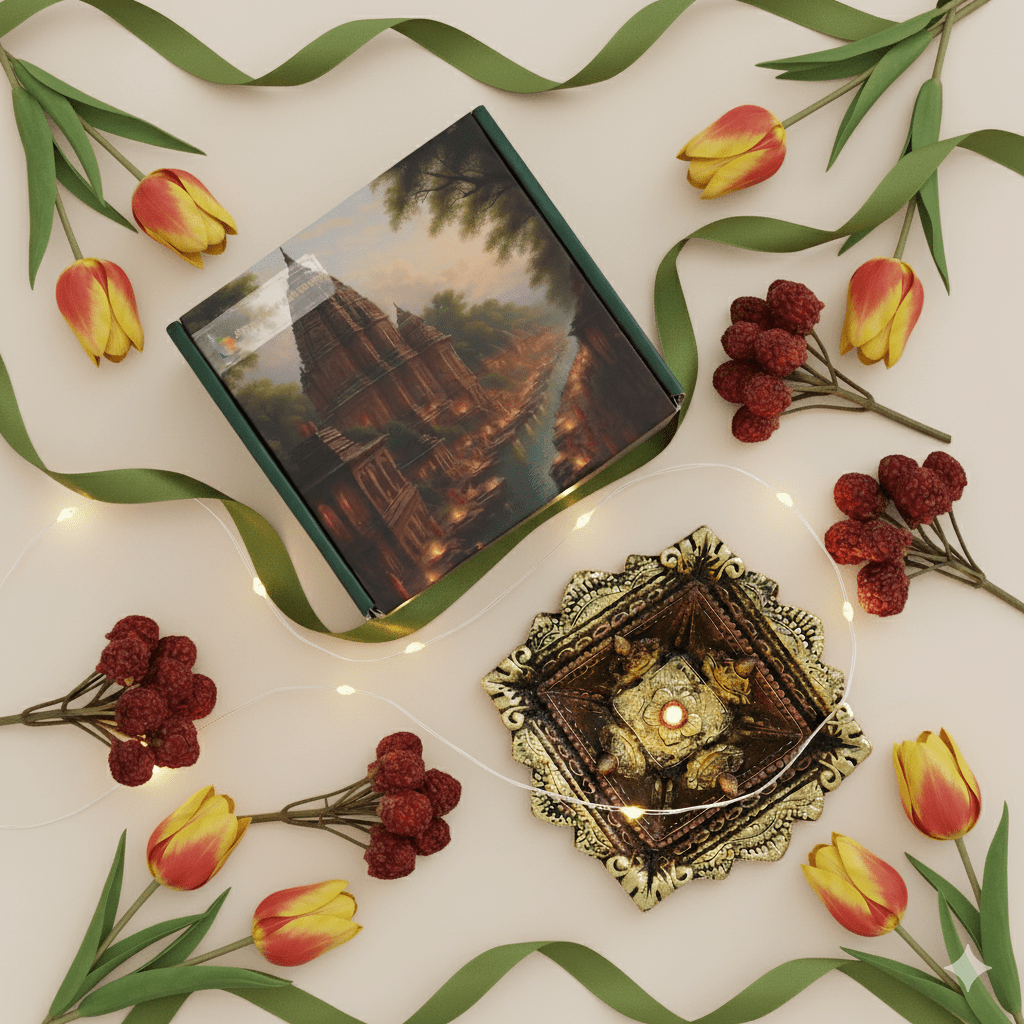 Large Charmukhi Diya Set – Handmade Decor – Home Decor on Brown Living™. SKU: D48. Img 5.