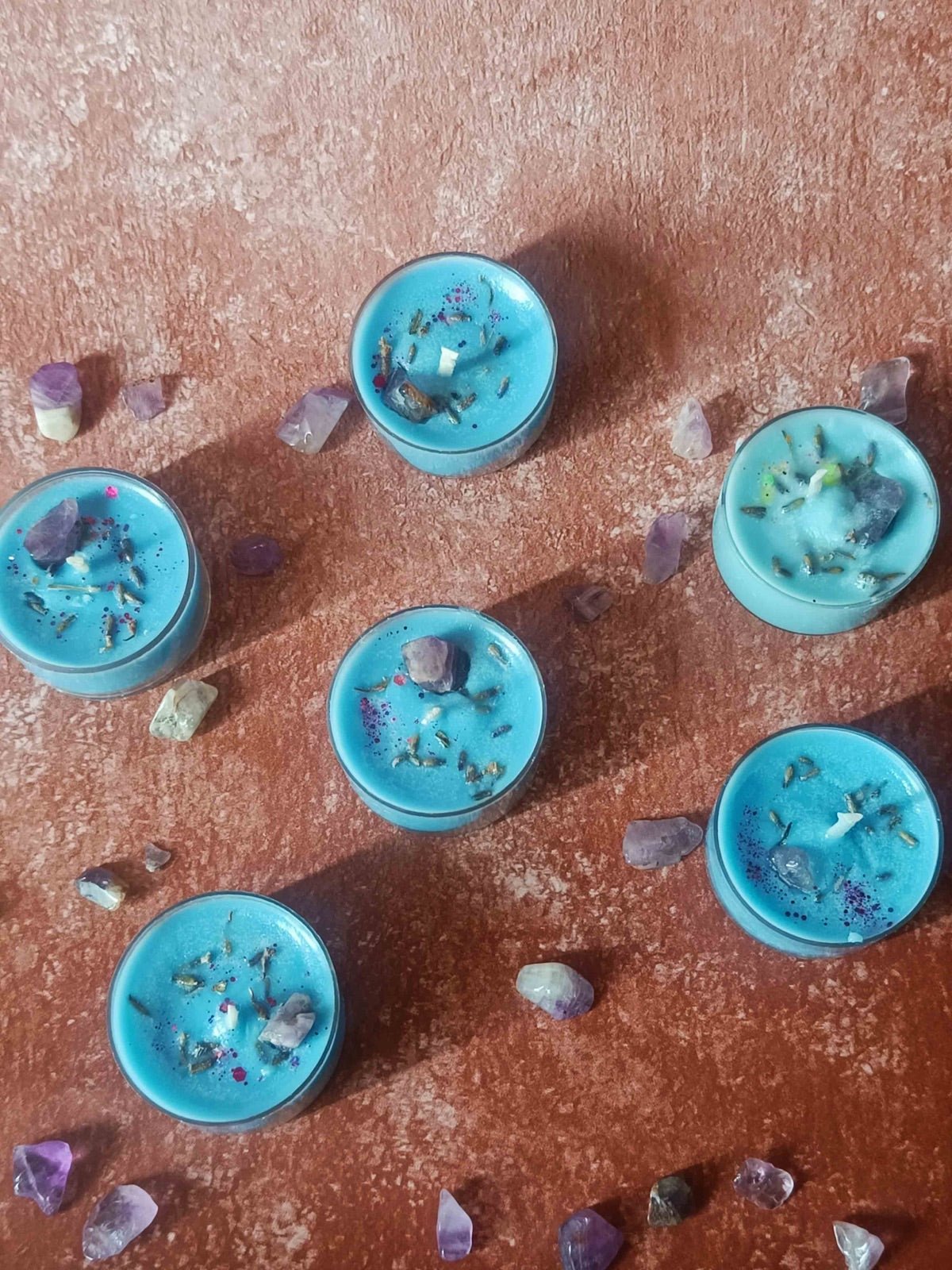 Lavendar Amethyst Tealight - Set of 6 (Vanilla Coconut) | Verified Sustainable by Brown Living™